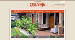 Desktop Screenshot of hospedajecasavieja.com